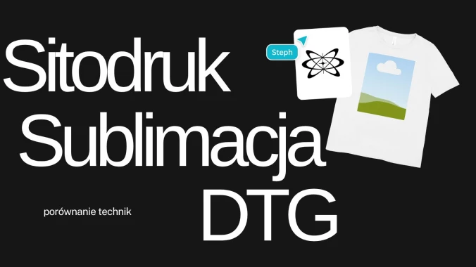 Sietspiede vs sublimācija vs DTG - tehniku salīdzinājums
