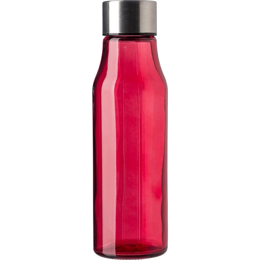 Konfektes stikla pudele 500 ml - Sarkana