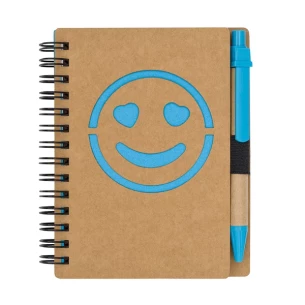 Smile vienkārša piezīmju grāmatiņa - Zila