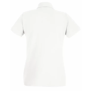 Sieviešu Polo krekliņš Fruit Of The Loom Premium - Balts