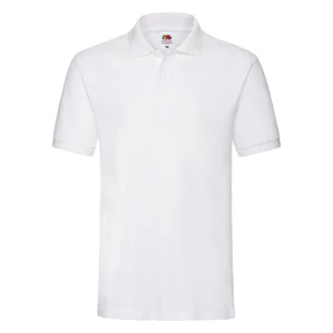 Fruit Of The Loom Polo krekliņš Premium - Balts