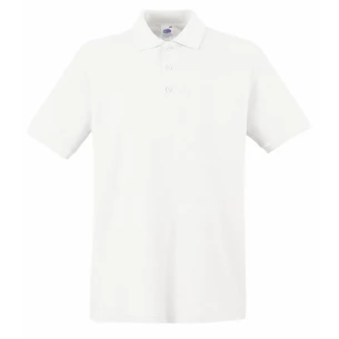 Fruit Of The Loom Polo krekliņš Premium - Balts