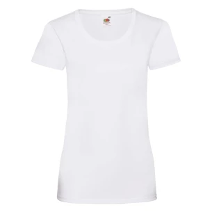 FOTL Lady-Fit Valueweight T-krekls - Balts