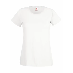 FOTL Lady-Fit Valueweight T-krekls - Balts