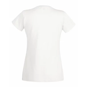 FOTL Lady-Fit Valueweight T-krekls - Balts
