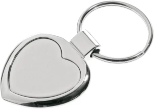 Stout Heart metāla atslēgu piekariņš - sudraba krāsā