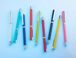 IDEO želejas pildspalva - zila
