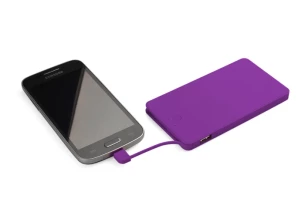 Powerbank VIVID 4000 mAh - Violeta krāsā