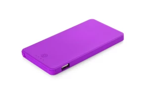 Powerbank VIVID 4000 mAh - Violeta krāsā