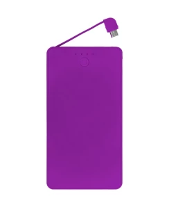 Powerbank VIVID 4000 mAh - Violeta krāsā