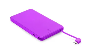 Powerbank VIVID 4000 mAh - Violeta krāsā