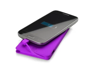 Powerbank VIVID 4000 mAh - Violeta krāsā