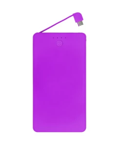 Powerbank VIVID 4000 mAh - Violeta krāsā