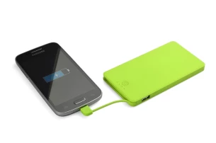 Power banka VIVID 4000 mAh - spilgti zaļa