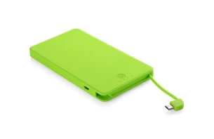 Power banka VIVID 4000 mAh - spilgti zaļa