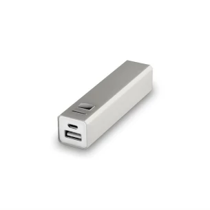 Powerbank Evander - Sudraba krāsā
