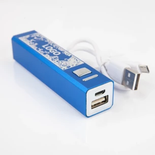 Powerbank Evander - Sudraba krāsā