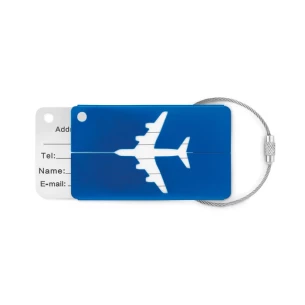 Bagāžas birka - FLY TAG - zila