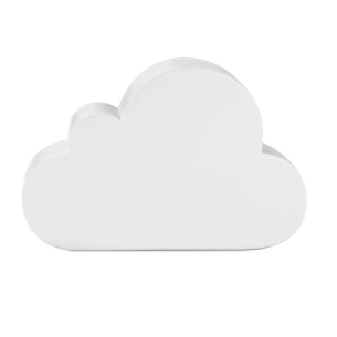Antistresa mākonis - CLOUDY - balts