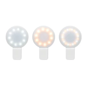 LED pašportreta gaisma ar klipsi - PINNY- balta