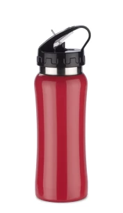 PATRO Tērauda bidons 600 ml - Sarkans