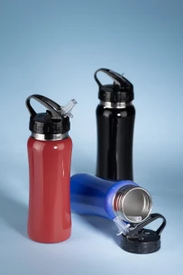 PATRO Tērauda bidons 600 ml - melns