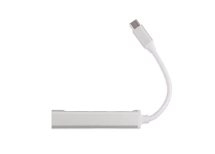 USB HUB sadalītājs - ROSKO - Sudraba krāsā