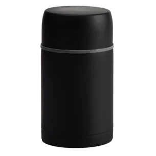 800 ml termo vakuuma trauks - melns