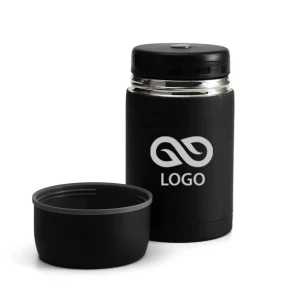 800 ml termo vakuuma trauks - melns