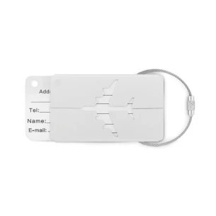 FLY TAG bagāžas birka - sudraba matēta