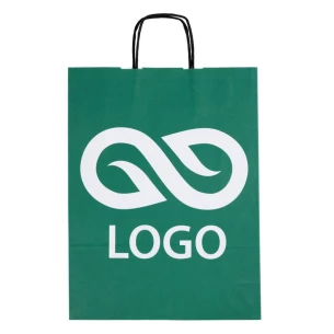 Dāvanu iepakojums A4 Krāsains maisiņš - zaļš