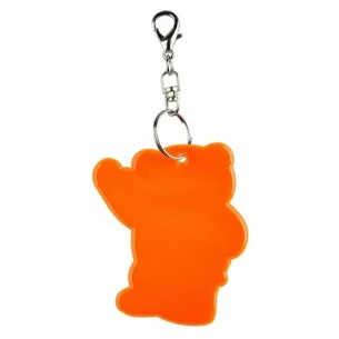 Atstarojošs lācīša atslēgu piekariņš - oranžs