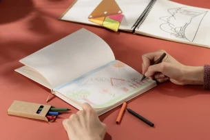 PANTO pildspalvu zīmuļi - Natural