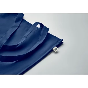 BENTE COLOUR organiskās kokvilnas soma - zila