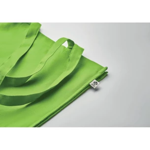 BENTE COLOUR organiskās kokvilnas maisiņš - laima zaļš