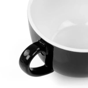 SIMPLE krūze ar apakštasīti 220 ml - Melna