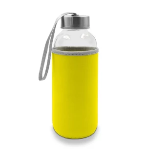 Stikla pudele 420 ml „Bob“ – dzeltena