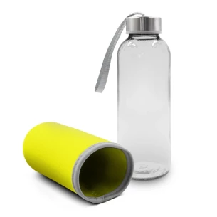 Stikla pudele 420 ml „Bob“ – dzeltena