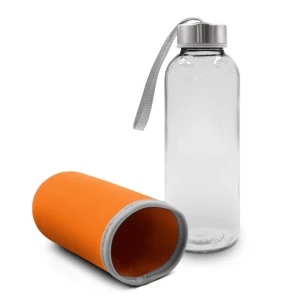 Stikla pudele „Bob“ 420 ml – oranža