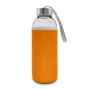 Stikla pudele „Bob“ 420 ml – oranža