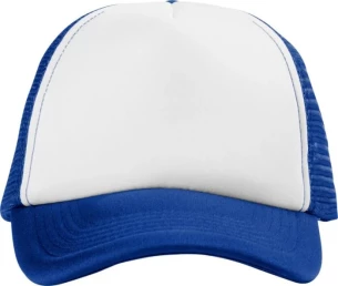 Trucker cepure - Zila/balta
