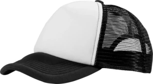 Trucker cepure - Melna/balta