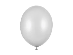 Metalizēts balons 30cm - Sudraba krāsā