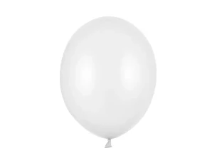 Metalizēts balons 30cm - Balts