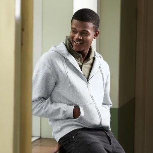 FOTL Svīteris ar kapuci un rāvējslēdzēju - Olive