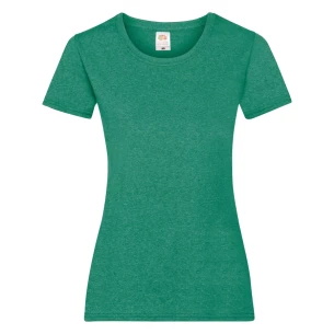 FOTL Lady-Fit ValueWeight T-krekls - Green Melange
