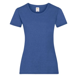 FOTL Lady-Fit ValueWeight T-krekls - zils melanžēts