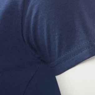 FOTL Lady-Fit ValueWeight T-krekls - tumši zils melanžēts