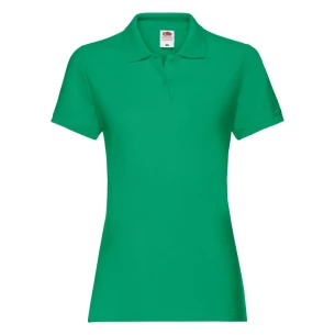 Sieviešu Polo krekliņš Fruit Of The Loom Premium - Zaļš