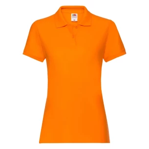Sieviešu Polo krekliņš Fruit Of The Loom Premium - Orange